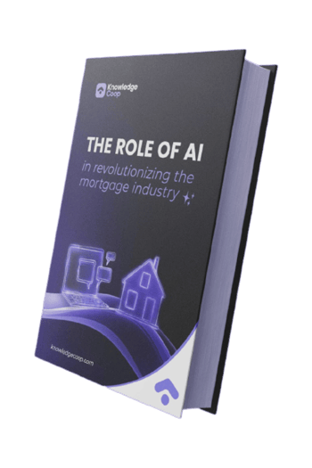 The Role of AI in Mortgage Knowledge Insights Report cover.